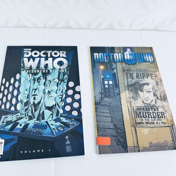 Doctor Who Prisoners of Time Volume 1 & The Ripper TPB Lot IDW - Picture 1 of 6